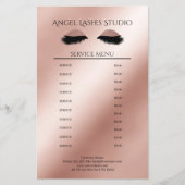 Makeup Artist Eyelash Extensions Flyer (Voorkant)