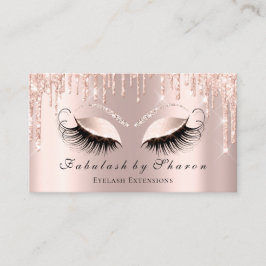 Makeup Artist Eyelash Glitter Drift Visitekaartje