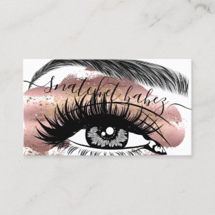 Makeup Artist Eyelash Haar Brows QR Code Paint Visitekaartje