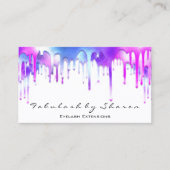 Makeup Artist Eyelash Holografen White Visitekaartje (Voorkant)