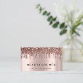 Makeup Artist Eyelash Roos druppelt haarnagels in  Afsprakenkaartje (Staand voorkant)