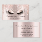 Makeup Artist Eyelash Sparkly Eyes Glitter VIP Visitekaartje (Voorkant / Achterkant)