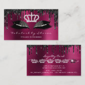 Makeup Artist Eyelashes Extension Marsala Drives Visitekaartje (Voorkant / Achterkant)