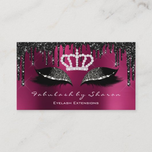 Makeup Artist Eyelashes Extension Marsala Drives Visitekaartje (Voorkant)