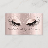 Makeup Artist Eyelashes Extension Roos Brows Visitekaartje (Voorkant)