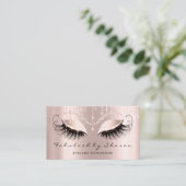 Makeup Artist Eyelashes Extension Roos Brows Visitekaartje (Staand voorkant)