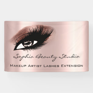 Makeup Artist Eyelashes Roos Gold Brown Spandoek