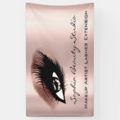 Makeup Artist Eyelashes Roos Gold Brown Spandoek (Verticaal)