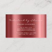 Makeup Artist Eyes Lash Glitter Drip Brown Masrala Visitekaartje (Achterkant)