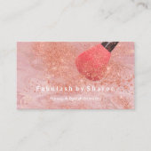 Makeup Artist Eyes Lash Glitter Roos Powder Koper Visitekaartje (Voorkant)