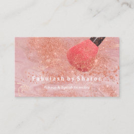 Makeup Artist Eyes Lash Glitter Roos Powder Koper Visitekaartje