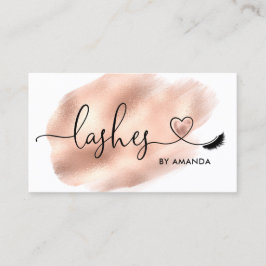 Makeup Artist Eyes Lashes Blush Pink Glitter Busi Visitekaartje