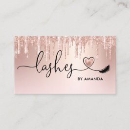 Makeup Artist Eyes Lashes Blush Pink Glitter Busi Visitekaartje
