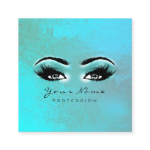 Makeup Artist Eyes Lashes Extension Ocean Blue
