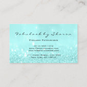 Makeup Artist Eyes Lashes Glitter Drift Roos Blue Visitekaartje (Achterkant)