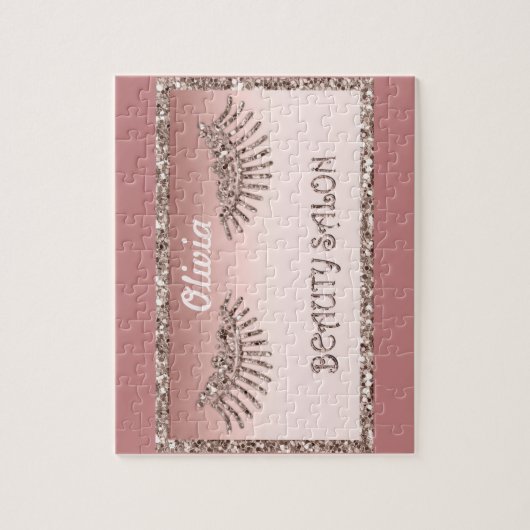 Makeup Artist Eyes Lashes Glitter Drift Spark Beau Legpuzzel (Verticaal)