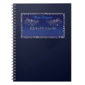 Makeup Artist Eyes Lashes Glitter Drift Spark Beau Notitieboek (Voorkant)