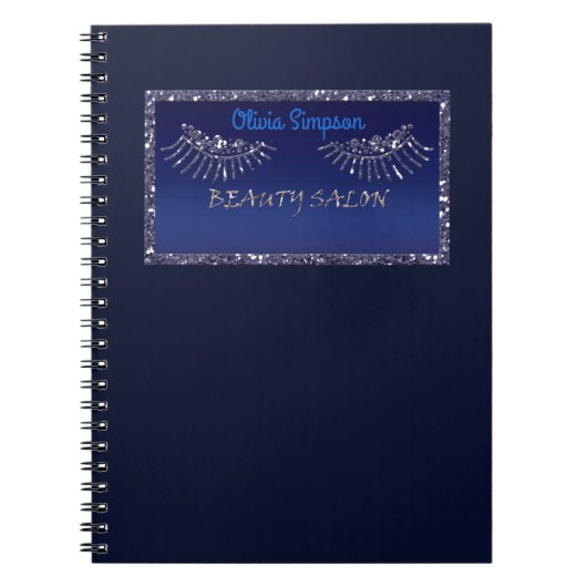 Makeup Artist Eyes Lashes Glitter Drift Spark Beau Notitieboek (Voorkant)