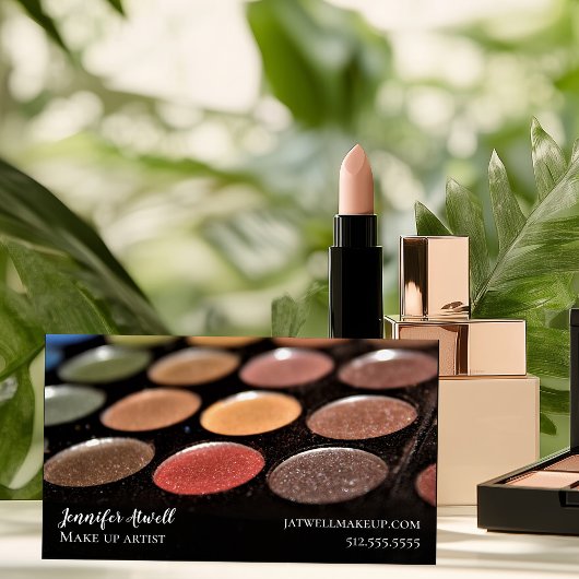 Makeup Artist Eyeshadow Palet Rainbow Glitter Magnetisch Visitekaartje