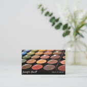 Makeup Artist Eyeshadow Palet Rainbow Glitter Visitekaartje (Staand voorkant)