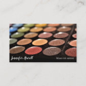 Makeup Artist Eyeshadow Palet Rainbow Glitter Visitekaartje (Voorkant)