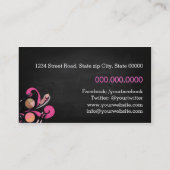 Makeup Artist / Face Paint & Fantasy Makeup Visitekaartje (Achterkant)