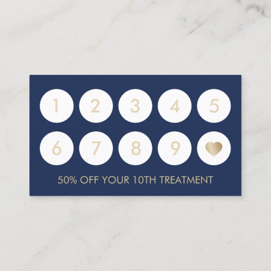 Makeup Artist  Floral Navy Loyalty (Achterkant)