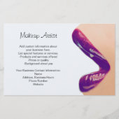 Makeup Artist Flyer (Voorkant)