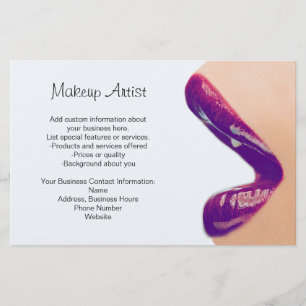 Makeup Artist Flyer