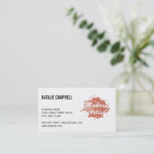 Makeup Artist/Foundation Visitekaartje (Staand voorkant)