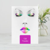 Makeup Artist Gift Voucher (Staand voorkant)