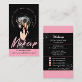 Makeup Artist Glam MUA Beauty Salon Beautician Visitekaartje (Voorkant / Achterkant)