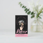 Makeup Artist Glam MUA Beauty Salon Beautician Visitekaartje (Staand voorkant)