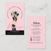 Makeup Artist Glam MUA Beauty Salon Beautician Visitekaartje (Voorkant / Achterkant)