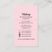 Makeup Artist Glam MUA Beauty Salon Beautician Visitekaartje (Achterkant)