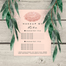 Makeup Artist Glitter Gold Confetti Price List VIP