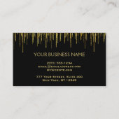 Makeup Artist Glitter Lips Visitekaartje (Achterkant)