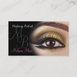 Makeup Artist Gold Eye Visitekaartje