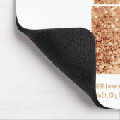 Makeup Artist Gold Sequin Waterverf Beauty Salon Muismat (Hoek)