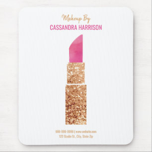 Makeup Artist Gold Sequin Waterverf Beauty Salon Muismat