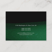 Makeup Artist Green Black Chubby Visitekaartje (Achterkant)