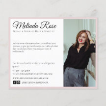 Makeup Artist Haarstylist Professional Pink Floral