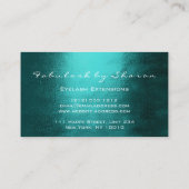 Makeup Artist Hair 3D Effect Drift Roos Black Visitekaartje (Achterkant)