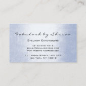 Makeup Artist Hair 3D Effect Drift Roos BLUE Visitekaartje (Achterkant)