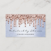 Makeup Artist Hair 3D Effect Drift Roos BLUE Visitekaartje (Voorkant)