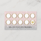 Makeup Artist Hair Salon Blush Pink Loyalty (Voorkant)