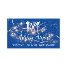 Makeup Artist Hair Salon Eyelash Royal Blue Roos