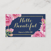 Makeup Artist Hair Salon  Floral Referral (Voorkant)