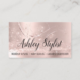 Makeup Artist Hair Salon Lash Extensions Roos Visitekaartje