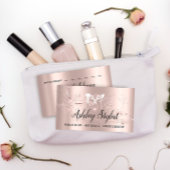 Makeup Artist Hair Salon Lash Logo Blogger Roos Visitekaartje